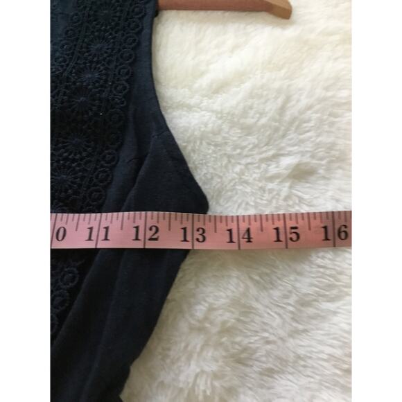 Atmosphere Dark Blue Sleeveless Pattern Dress - Picture 9 of 11